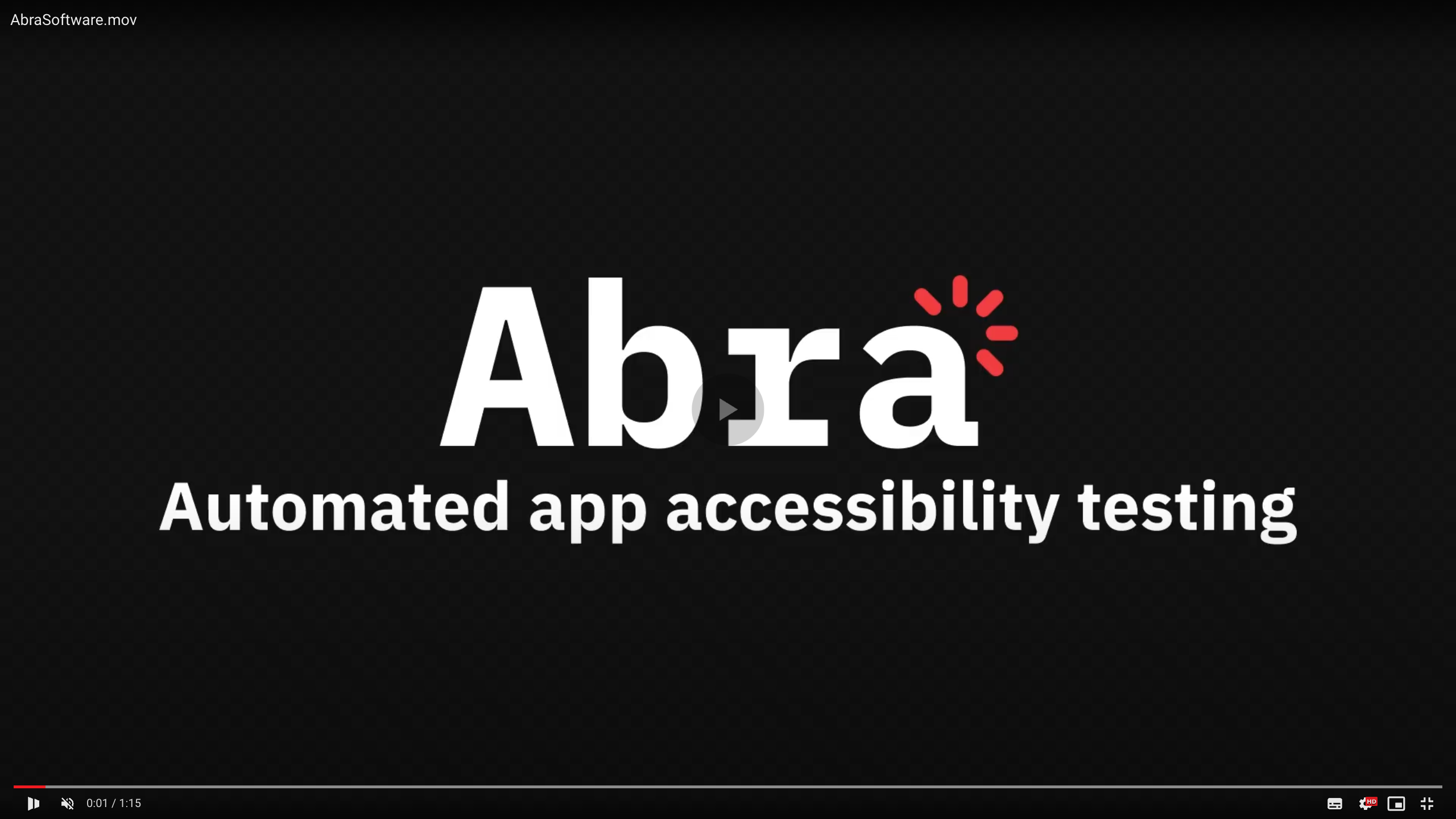 Abra Automated app accessibility testing